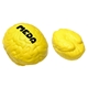 a yellow colored brain squeeze stress ball