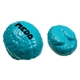 a teal colored brain squeeze stress ball