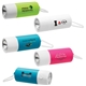 a group of light up waste bag dispenser