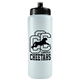 a translucent frost bottle & black lid the sports quart - 32 oz sports bottle