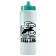 a translucent frost bottle & teal lid the sports quart - 32 oz sports bottle