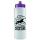 a translucent frost bottle & violet lid the sports quart - 32 oz sports bottle