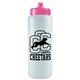 a translucent frost bottle & pink lid the sports quart - 32 oz sports bottle