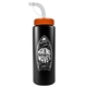 a black bottle & orange lid 32 oz the sports quart water bottle with straw lid
