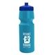 a cyan bottle & royal blue lid the cyclist - 24 oz bike bottle