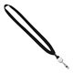5/8 New Polyester Shoelace Lanyard with Retractable Badge Reel