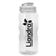 a translucent frost lid & clear bottle mini mountain 22 oz tritan(tm) sports bottle with usa flip lid