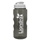 a translucent frost lid & transparent-smoke bottle mini mountain 22 oz tritan(tm) sports bottle with usa flip lid