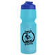 a royal blue lid & translucent light blue bottle the venture bike bottles - 24 oz sport bottles with usa flip lid