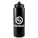 a black lid & black bottle the sports quart - 32 oz sports bottle