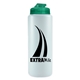 aerial view a transparent teal lid & translucent frost bottle the sports quart usa flip lid - 32 oz sports bottle, image 1 of 2