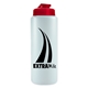 a transparent red lid & translucent frost bottle the sports quart usa flip lid - 32 oz sports bottle
