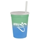 a green to blue cup & translucent frost lid 12 oz cool color change sport sipper