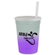 a frost to violet cup & translucent frost lid 12 oz cool color change sport sipper