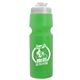 a translucent frost lid & translucent green bottle the venture bike bottles - 24 oz sport bottles with usa flip lid
