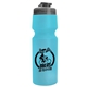 a translucent smoke lid & translucent light blue bottle the venture bike bottles - 24 oz sport bottles with usa flip lid