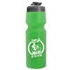 a translucent smoke lid & translucent green bottle the venture bike bottles - 24 oz sport bottles with usa flip lid
