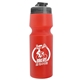 a translucent smoke lid & translucent red bottle the venture bike bottles - 24 oz sport bottles with usa flip lid