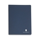 aerial view a navy blue moleskine(r) cahier ruled x - large journal, image 1 of 2
