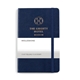 aerial view a navy blue moleskine(r) medium notebook gift set, image 1 of 3