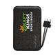 aerial view a black mycharge powerhub ultra 10, 000mah everything built in portable charger, image 1 of 9