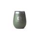 aerial view a camp green yeti rambler 10oz wine tumbler with magslider lid, image 1 of 3