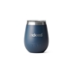 aerial view a navy yeti rambler 10oz wine tumbler with magslider lid, image 1 of 3