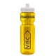 a yellow bottle & white lid & translucent frost infuser basket 28 oz infuser water bottle
