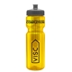 a yellow bottle & gray lid & translucent frost infuser basket 28 oz infuser water bottle