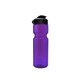 a transparent violet bottle & black lid & translucent violet infuser champion - 28 oz transparent bottle with flip lid and large infuser