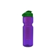 a transparent violet bottle & green lid & translucent violet infuser champion - 28 oz transparent bottle with flip lid and large infuser