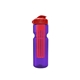 a transparent violet bottle & red lid & translucent red infuser champion - 28 oz transparent bottle with flip lid and large infuser