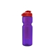 a transparent violet bottle & red lid & translucent violet infuser champion - 28 oz transparent bottle with flip lid and large infuser