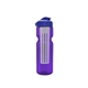 a transparent violet bottle & reflex blue lid & translucent frost infuser champion - 28 oz transparent bottle with flip lid and large infuser