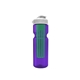 a transparent violet bottle & white lid & translucent green infuser champion - 28 oz transparent bottle with flip lid and large infuser