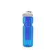 a transparent blue bottle & white lid & translucent blue infuser champion - 28 oz transparent bottle with flip lid and large infuser
