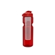 a transparent red bottle & red lid & translucent frost infuser champion - 28 oz transparent bottle with flip lid and large infuser