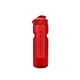 a transparent red bottle & red lid & translucent red infuser champion - 28 oz transparent bottle with flip lid and large infuser