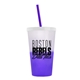 a frost-to-violet cup & translucent frost lid & translucent-violet straw 22 oz cool color change sport sipper