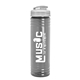 a translucent frost lid & transparent smoke bottle 24 oz slim fit water bottle with flip lid