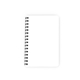 aerial view a white with black coil powerstick acorn side bound notebook, image 1 of 3