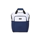 aerial view a navy-white igloo(r) seadrift(tm)switch backpack cooler, image 1 of 7