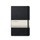 aerial view a black moleskine(r) soft cover ruled large expanded notebook, image 1 of 6