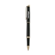 aerial view a black - gold trim waterman hemisphere rollerball, image 1 of 5