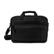 aerial view a black samsonite classic business perfect fit two gusset laptop portfolio, image 1 of 16