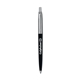 aerial view a black - silver trim parker jotter original ballpoint, image 1 of 3