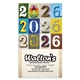 aerial view a group of colorful impressions monthly pocket planner, image 3 of 12