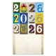 aerial view a group of colorful impressions monthly pocket planner, image 4 of 12