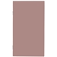 aerial view a satin mauve metallic color cardstock cover monthly pocket planner, image 1 of 3