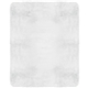 aerial view a grey gift wrapped full color velvety recycled plush blanket, image 1 of 4